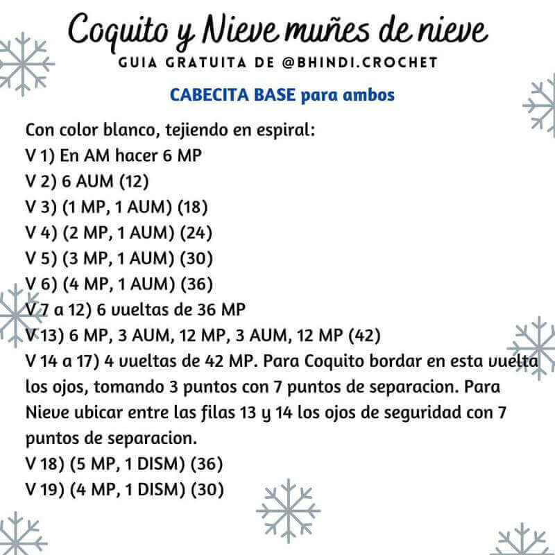 Cabecita Base para ambos muñecos