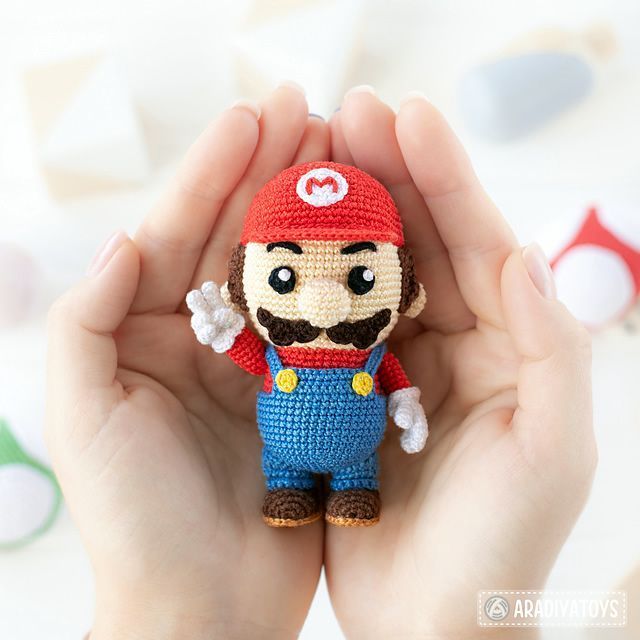 Súper Mario Bros amigurumi con patrón
