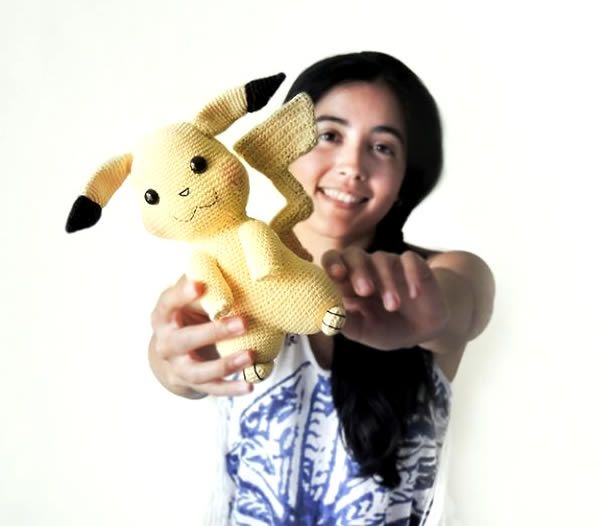 Patrón amigurumi Pikachu en crochet