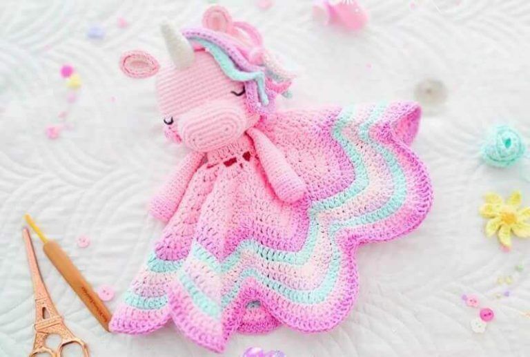 Mantita de apego Unicornio