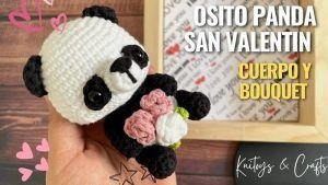 Osito amigurumi San Valentín