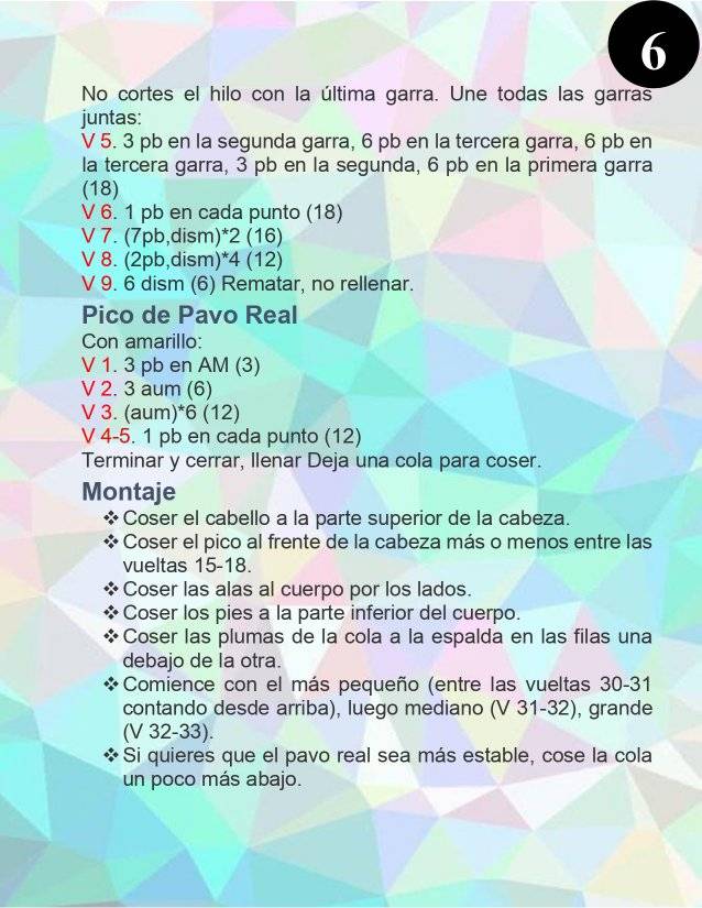 Mini Pavo real
