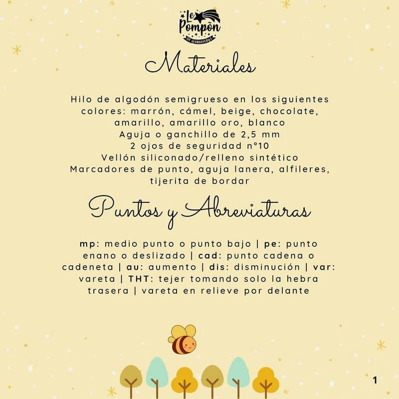 Muñeca osita de primavera